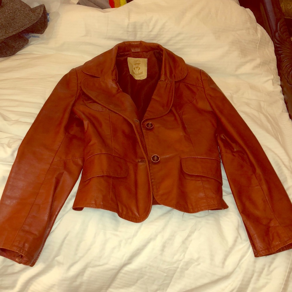 Gassy jack leather jacket